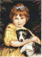 Момиче с куче