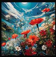 Алени полски цветя